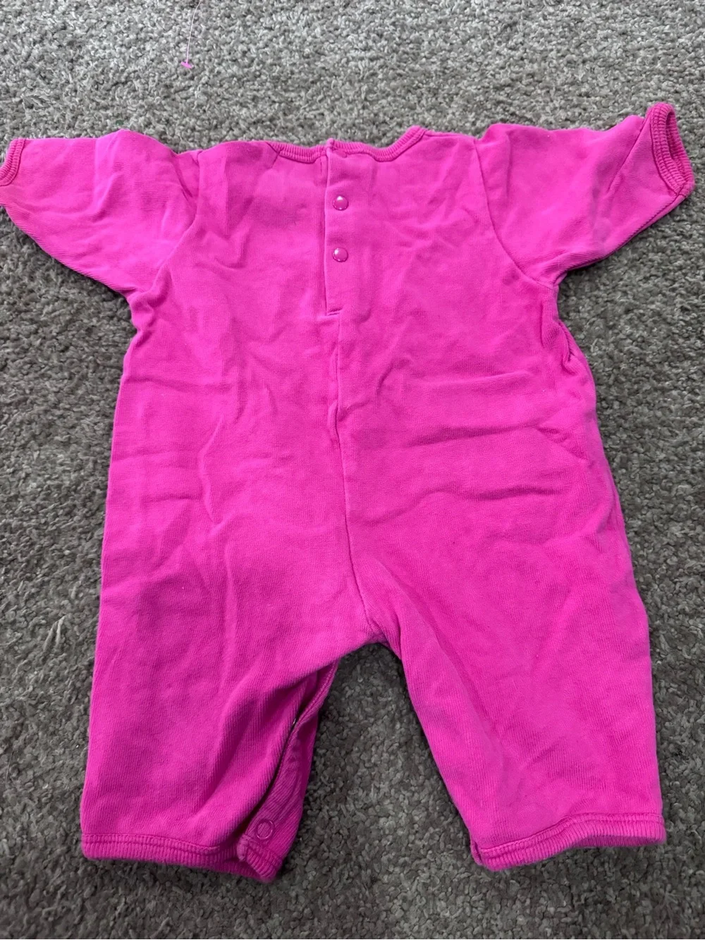 Vintage The Children's Place baby girl heart embroidered One-Piece romper